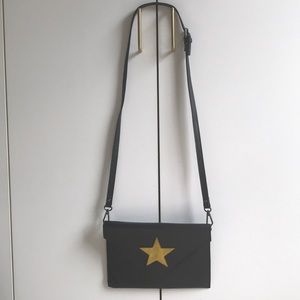 Cute clutch / crossbody with star detail
